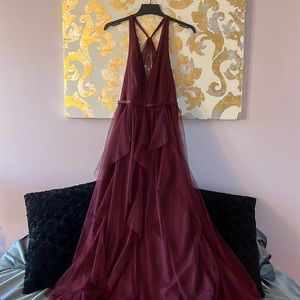 WHITE by Vera Wang size 10 Wine bridesmaid dress New with Tags